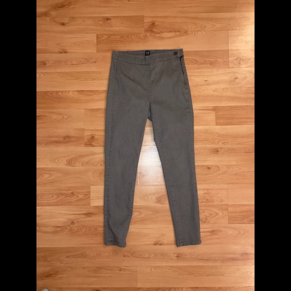 EUC GAP Grey Gray True Skinny Regular Jeans 4R. A1 - Picture 2 of 8